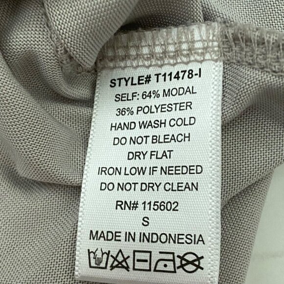 Lush Taupe Grey V-Neck Strappy Flowing Top Cami Size Small Summer Casual  SB - Picture 6 of 9